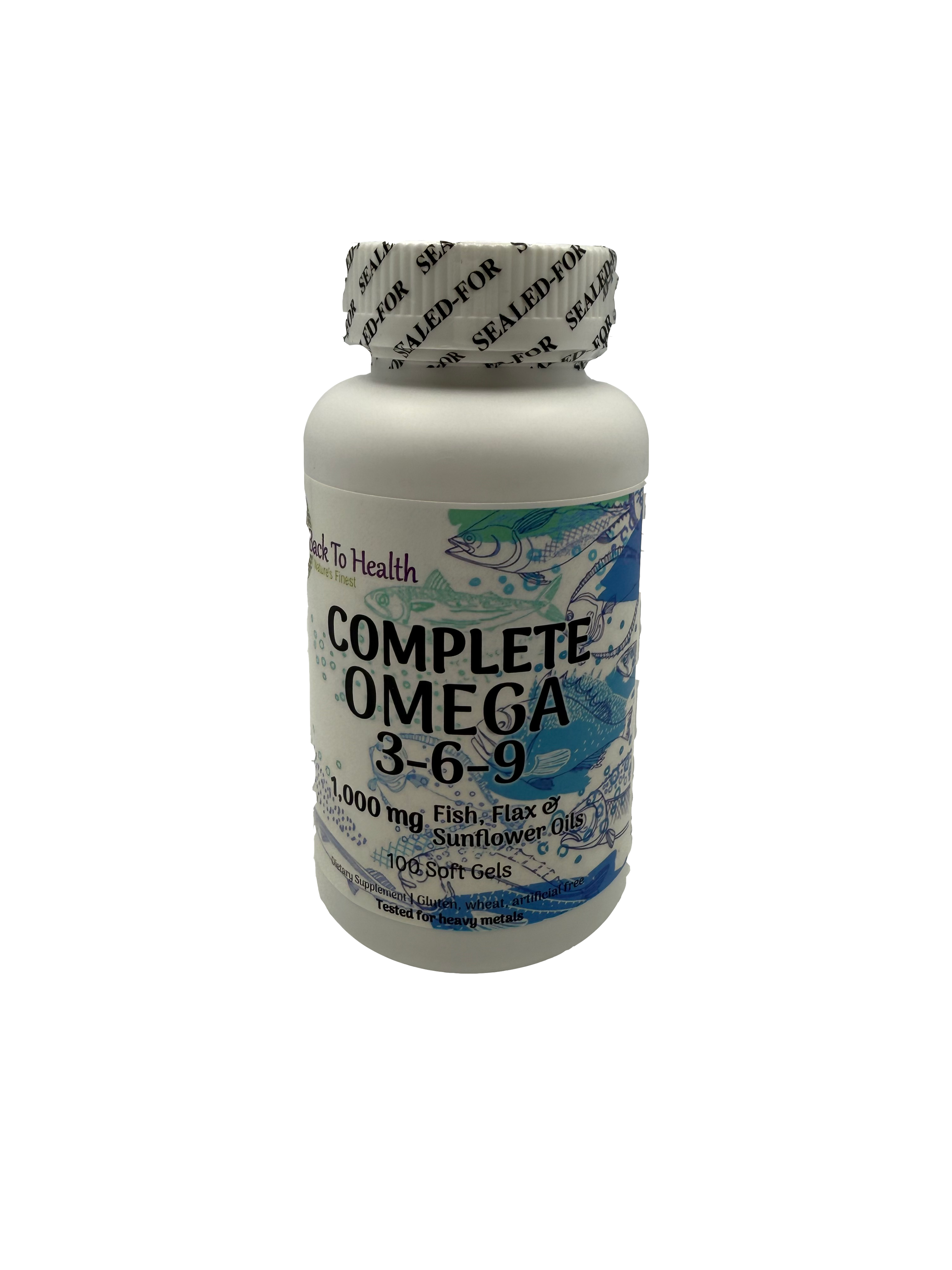 Complete Omega 3-6-9, Fish 1000 mg, 100 Soft Gels (Retail)